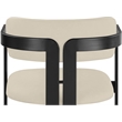 Meridian Furniture Aurum Beige Vegan Leather Dining Chair (Set of 2)