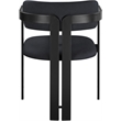 Meridian Furniture Aurum Black Vegan Leather Dining Chair (Set of 2)