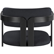 Meridian Furniture Aurum Black Vegan Leather Dining Chair (Set of 2)