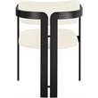 Meridian Furniture Aurum Cream Vegan Leather Dining Chair (Set of 2)