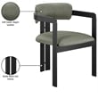 Meridian Furniture Aurum Green Vegan Leather Dining Chair (Set of 2)