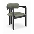 Meridian Furniture Aurum Green Vegan Leather Dining Chair (Set of 2)