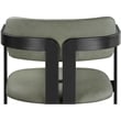 Meridian Furniture Aurum Green Vegan Leather Dining Chair (Set of 2)