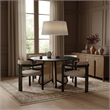 Meridian Furniture Aurum Taupe Vegan Leather Dining Chair (Set of 2)