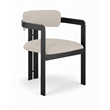 Meridian Furniture Aurum Taupe Vegan Leather Dining Chair (Set of 2)