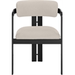 Meridian Furniture Aurum Taupe Vegan Leather Dining Chair (Set of 2)