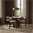 Meridian Furniture Aurum Taupe Vegan Leather Upholstered Counter Stool