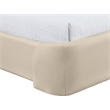 Meridian Furniture Warby Beige Vegan Leather Upholstered King Bed