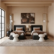 Meridian Furniture Warby Black Vegan Leather Upholstered Twin Bed