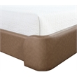Meridian Furniture Warby Brown Vegan Leather Upholstered Full Bed
