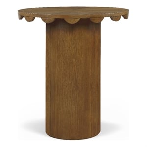 Meridian Furniture Dahlia 36&quot Brown Solid Wood And Cane Bar Height Table