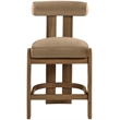 Meridian Furniture Arienzo Beige Velvet Upholstered Counter Stool (Set of 2)