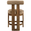 Meridian Furniture Arienzo Beige Velvet Upholstered Counter Stool (Set of 2)