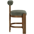 Meridian Furniture Arienzo Green Velvet Upholstered Counter Stool (Set of 2)
