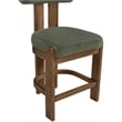 Meridian Furniture Arienzo Green Velvet Upholstered Counter Stool (Set of 2)