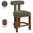 Meridian Furniture Arienzo Green Velvet Upholstered Counter Stool (Set of 2)