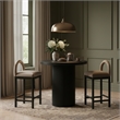 Meridian Furniture Belinda Black Veneer And Solid Wood Counter Height Table