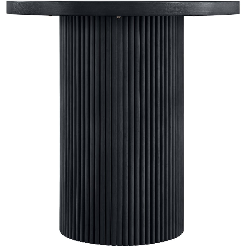 Meridian Furniture Belinda Black Veneer And Solid Wood Counter Height Table
