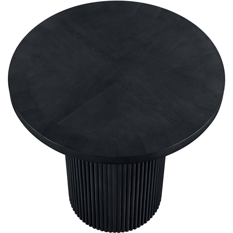 Meridian Furniture Belinda Black Veneer And Solid Wood Counter Height Table
