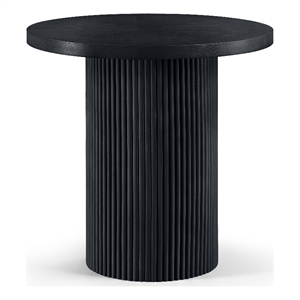 Meridian Furniture Belinda Black Veneer And Solid Wood Counter Height Table