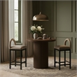 Meridian Furniture Belinda Brown Veneer And Solid Wood Counter Height Table