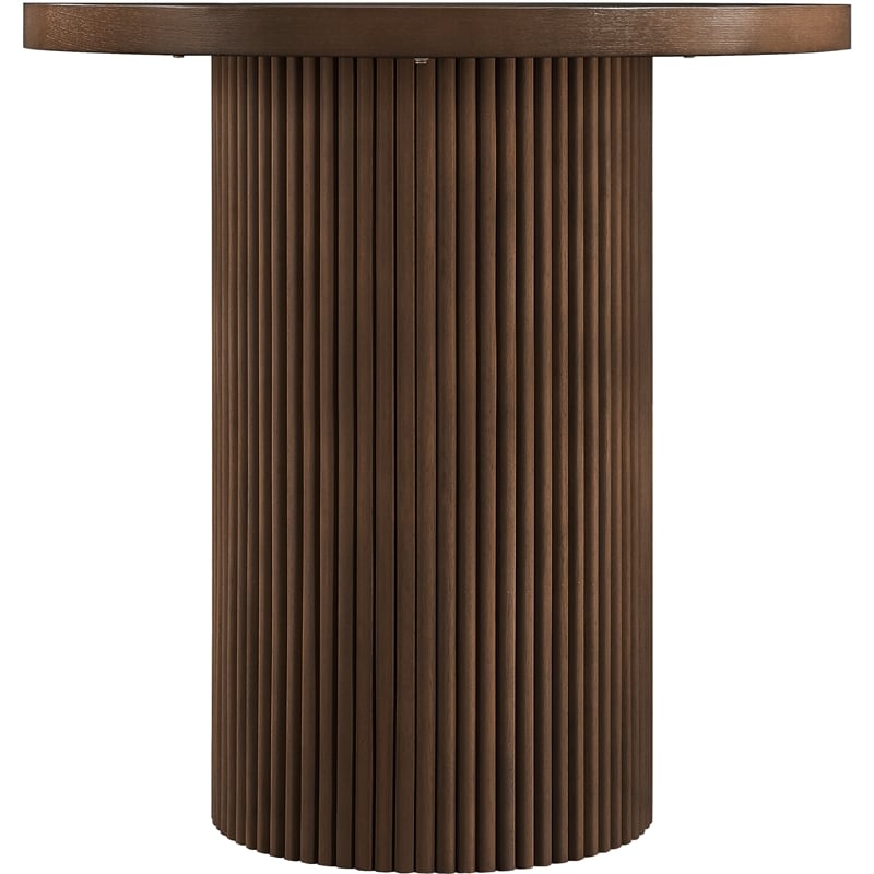 Meridian Furniture Belinda Brown Veneer And Solid Wood Counter Height Table