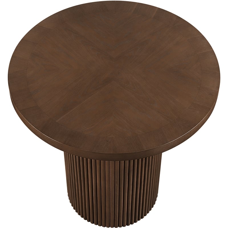 Meridian Furniture Belinda Brown Veneer And Solid Wood Counter Height Table