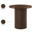 Meridian Furniture Belinda Brown Veneer And Solid Wood Counter Height Table