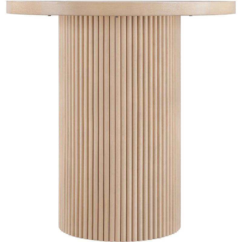 Meridian Furniture Belinda Natural Veneer And Solid Wood Counter Height Table
