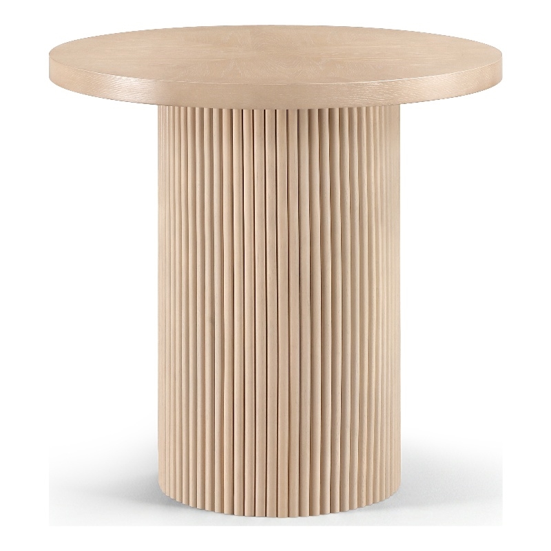 Meridian Furniture Belinda Natural Veneer And Solid Wood Counter Height Table
