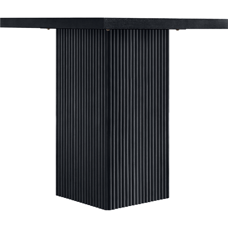 Meridian Furniture Belinda Black Veneer And Solid Wood Counter Height Table