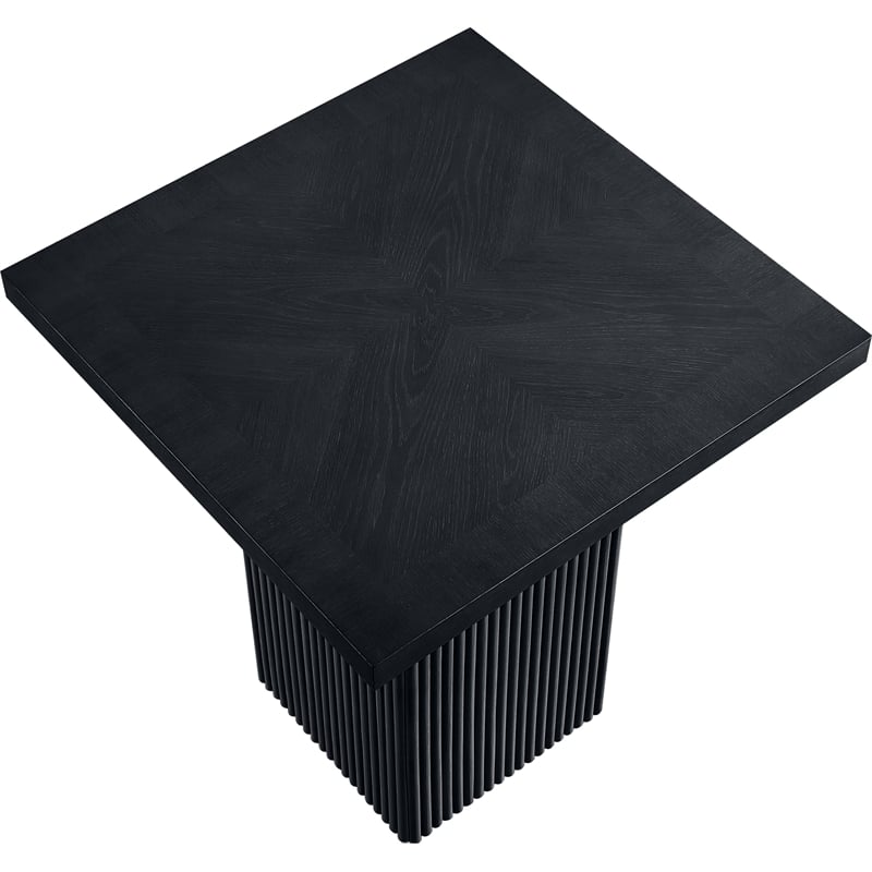 Meridian Furniture Belinda Black Veneer And Solid Wood Counter Height Table