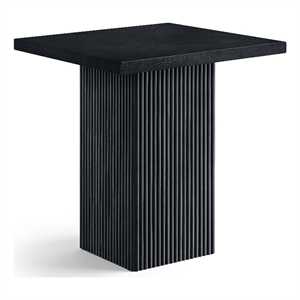 Meridian Furniture Belinda Black Veneer And Solid Wood Counter Height Table