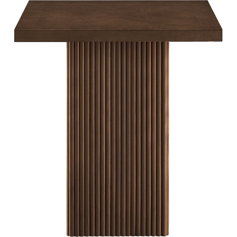 Meridian Furniture Belinda Brown Veneer And Solid Wood Counter Height Table