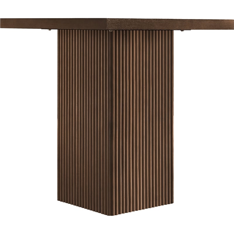 Meridian Furniture Belinda Brown Veneer And Solid Wood Counter Height Table
