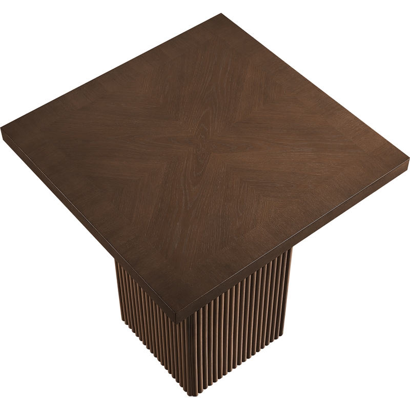 Meridian Furniture Belinda Brown Veneer And Solid Wood Counter Height Table