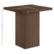 Meridian Furniture Belinda Brown Veneer And Solid Wood Counter Height Table