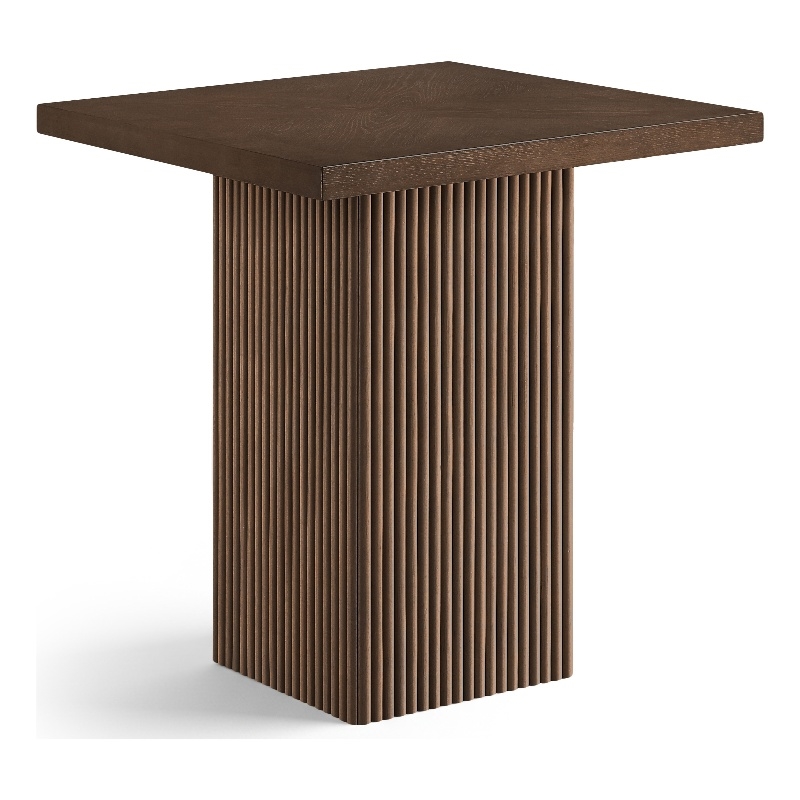 Meridian Furniture Belinda Brown Veneer And Solid Wood Counter Height Table