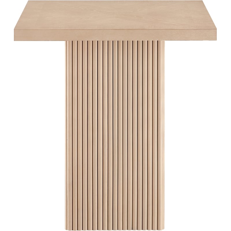 Meridian Furniture Belinda Natural Veneer And Solid Wood Counter Height Table