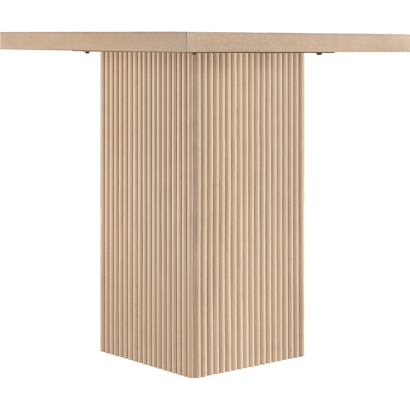 Meridian Furniture Belinda Natural Veneer And Solid Wood Counter Height Table