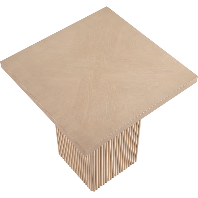 Meridian Furniture Belinda Natural Veneer And Solid Wood Counter Height Table