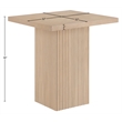 Meridian Furniture Belinda Natural Veneer And Solid Wood Counter Height Table
