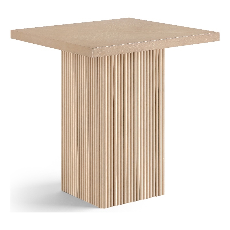 Meridian Furniture Belinda Natural Veneer And Solid Wood Counter Height Table