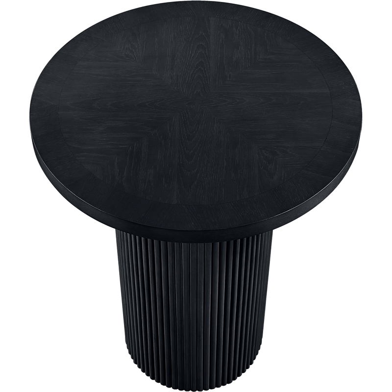 Meridian Furniture Belinda Black Oak Veneer And Solid Wood Bar Height Table