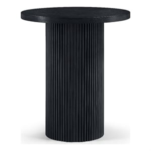 Meridian Furniture Belinda Black Oak Veneer And Solid Wood Bar Height Table