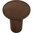 Meridian Furniture Belinda Brown Oak Veneer And Solid Wood Bar Height Table