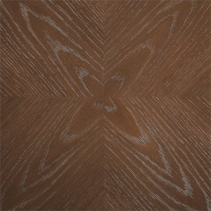 Meridian Furniture Belinda Brown Oak Veneer And Solid Wood Bar Height Table