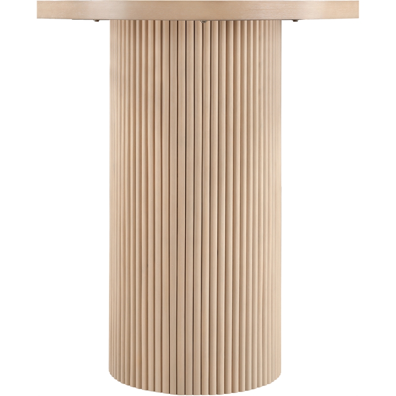 Meridian Furniture Belinda Natural Oak Veneer And Solid Wood Bar Height Table
