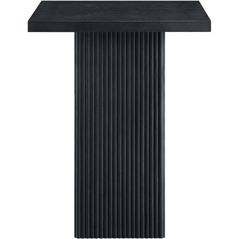 Meridian Furniture Belinda Black Oak Veneer And Solid Wood Bar Height Table