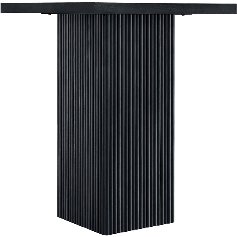 Meridian Furniture Belinda Black Oak Veneer And Solid Wood Bar Height Table